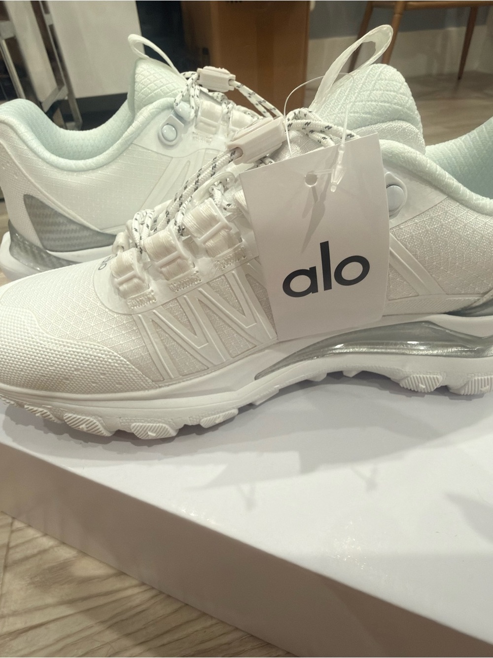 ALO Yoga All-White Women's Athletic Sneakers